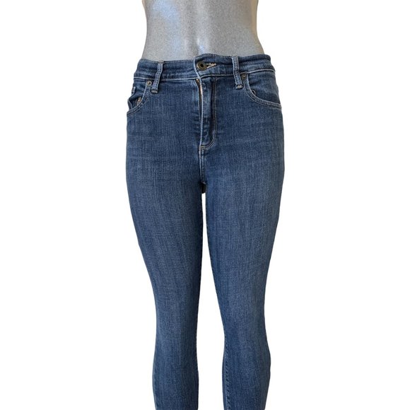 Lucky Brand 'Brigdette Skinny' Womens Jeans Tag 0 Blue Mid-Rise W25xL27 Denim - Picture 9 of 13